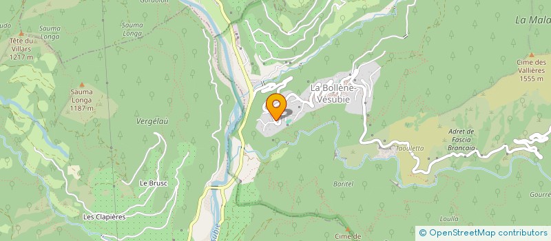 localisation de l'entreprise ASSOCIATION SPORTIVE DES AMIS DE LA BOLLENE VESUBIE  LA BOLLENE-VESUBIE