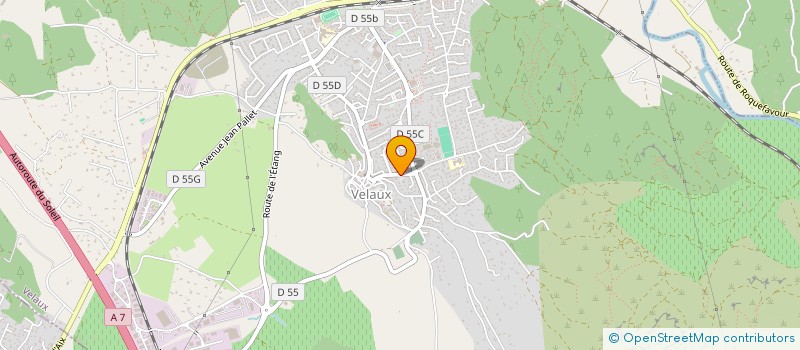 localisation de l'entreprise ASSOCIATION SPORTIVE DES AMIS DU PING DE VELAUX (ASA PING DE VELAUX) à VELAUX