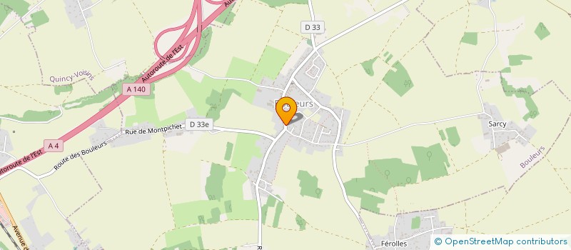 localisation de l'entreprise ASSOCIATION SPORTIVE DES BOULEURS  BOULEURS