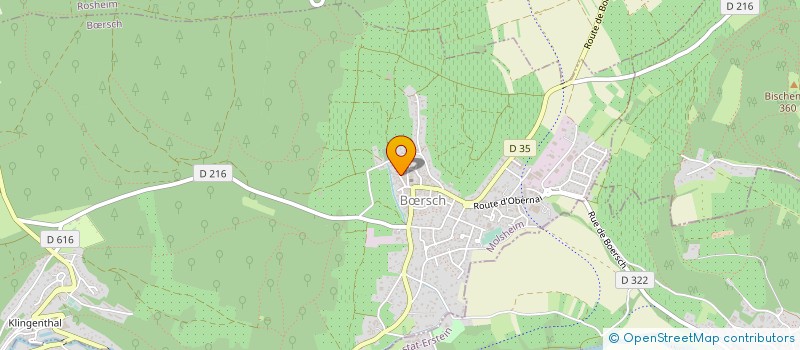 localisation de l'entreprise ASSOCIATION SPORTIVE DES BOULISTES DE BOERSCH  BRSCH