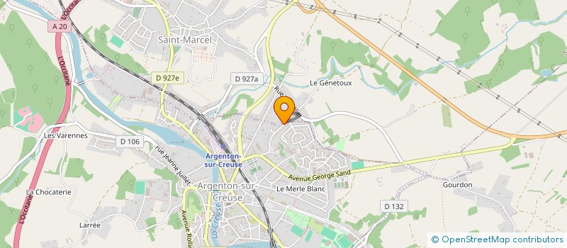 localisation de l'entreprise ASSOCIATION SPORTIVE DES COUREURS DE LA VOIE VERTE (ASCVV) à SAINT-MARCEL