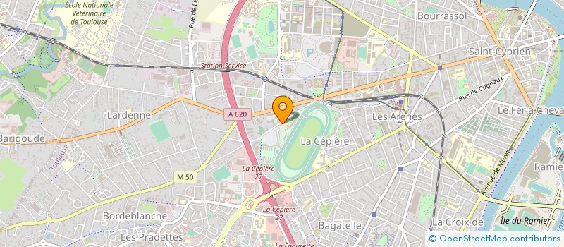 localisation de l'entreprise ASSOCIATION SPORTIVE DES COURSES DE TOULOUSE à TOULOUSE