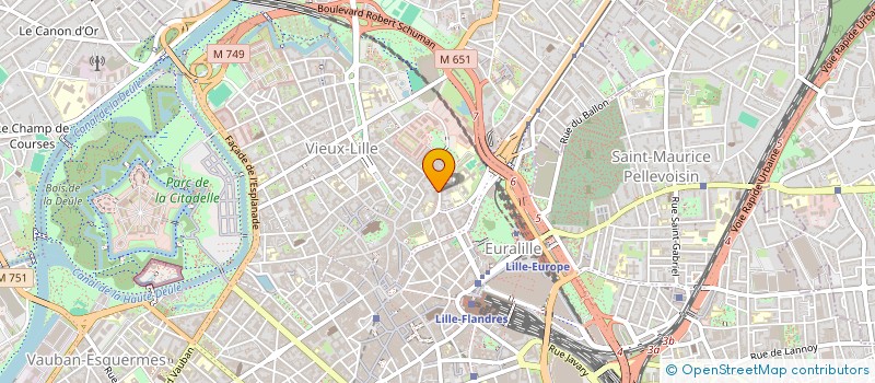 localisation de l'entreprise ASSOCIATION SPORTIVE DES DOUANES DE LILLE à LILLE