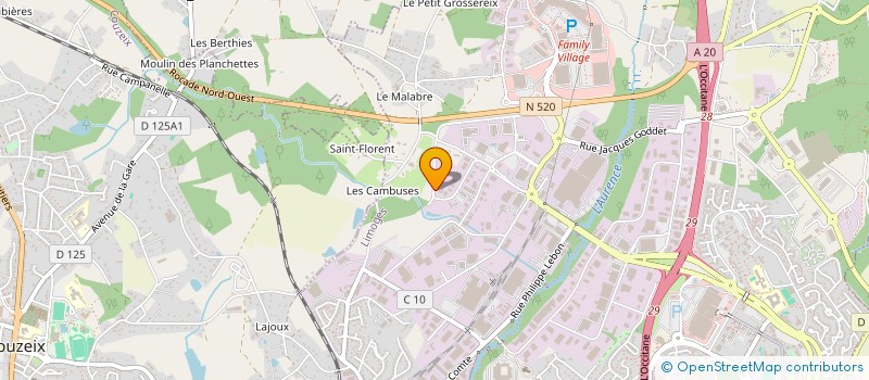 localisation de l'entreprise ASSOCIATION SPORTIVE DES DOUANES DE LIMOGES à LIMOGES