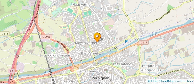 localisation de l'entreprise ASSOCIATION SPORTIVE DES DUNES à PERPIGNAN