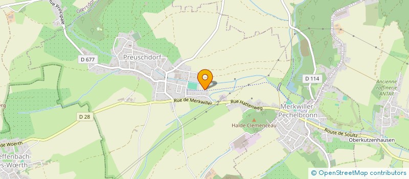 localisation de l'entreprise ASSOCIATION SPORTIVE DES ECOLES DE LA SAUER  PREUSCHDORF