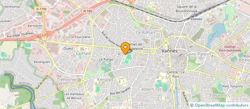 localisation de l'entreprise ASSOCIATION SPORTIVE DES ECOLES PRIMAIRES CALMETTE à VANNES