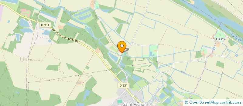 localisation de l'entreprise ASSOCIATION SPORTIVE DES ECURIES D'HUISSEAU à SAINT-AIGNAN-LE-JAILLARD