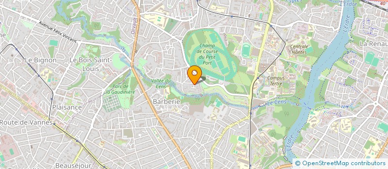 localisation de l'entreprise ASSOCIATION SPORTIVE DES EMPLOYES COMMUNAUX à NANTES