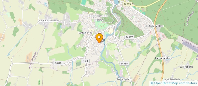 localisation de l'entreprise ASSOCIATION SPORTIVE DES ENSEIGNANTS DE L'ORNE à BAGNOLES-DE-L'ORNE-NORMANDIE