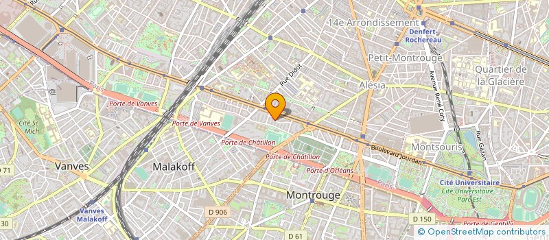 localisation de l'entreprise ASSOCIATION SPORTIVE DES ESPOIRS DU GRAND PARIS  PARIS