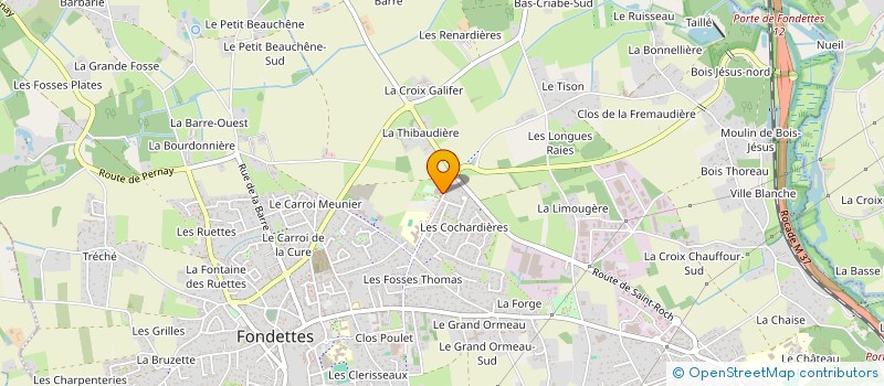 localisation de l'entreprise ASSOCIATION SPORTIVE DES ETABLISSEMENTS POIRIER  LUYNES