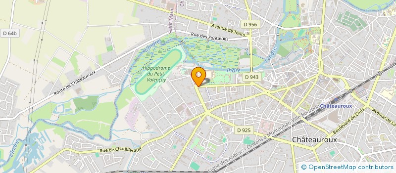 localisation de l'entreprise ASSOCIATION SPORTIVE DES ETUDIANTS DE CHATEAUROUX à CHATEAUROUX