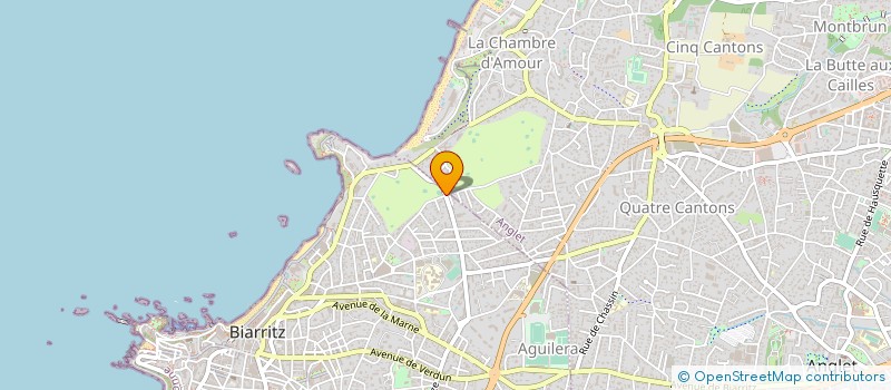 localisation de l'entreprise ASSOCIATION SPORTIVE DES GOLFS DE BIARRITZ à BIARRITZ