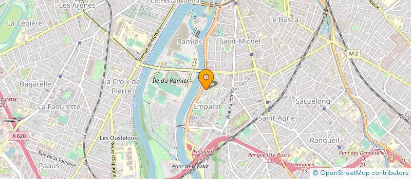 localisation de l'entreprise ASSOCIATION SPORTIVE DES H.L.M.RECOLLETS-DASTE à TOULOUSE