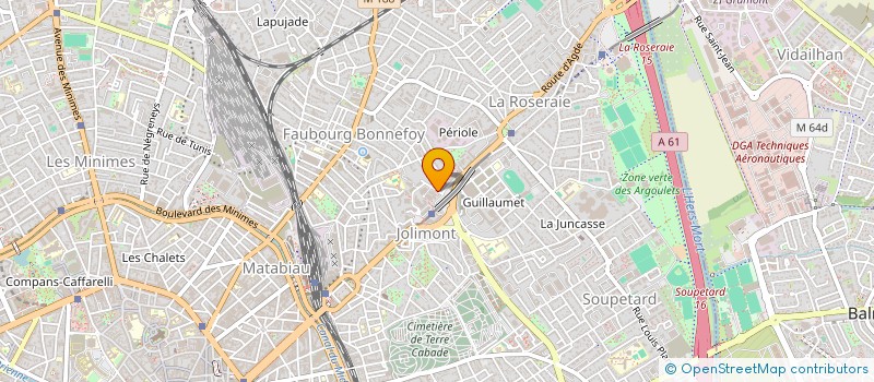 localisation de l'entreprise ASSOCIATION SPORTIVE DES HANDI TOULOUSAINS à TOULOUSE