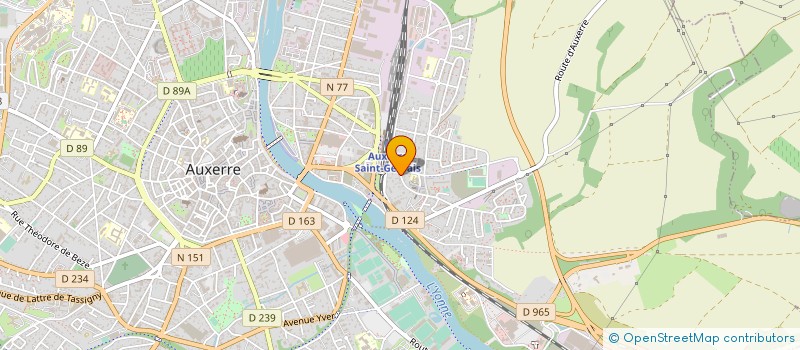 localisation de l'entreprise ASSOCIATION SPORTIVE DES IMAGES à AUXERRE