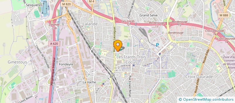 localisation de l'entreprise ASSOCIATION SPORTIVE DES IZARDS à TOULOUSE