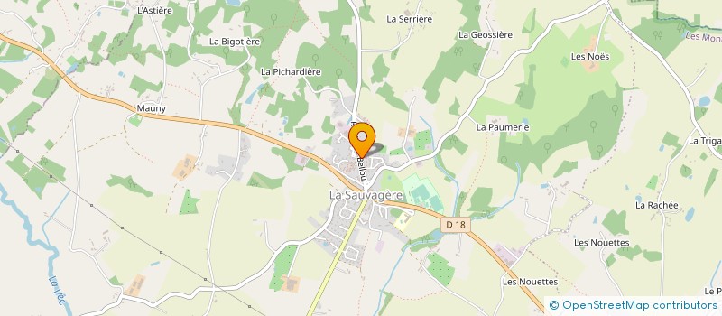 localisation de l'entreprise ASSOCIATION SPORTIVE DES MONTS D'ANDAINE à LES MONTS-D'ANDAINE