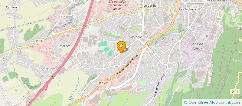 localisation de l'entreprise ASSOCIATION SPORTIVE DES NEIGEOS à ANNECY