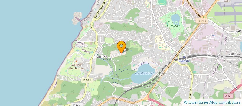 localisation de l'entreprise ASSOCIATION SPORTIVE DES PARTENAIRES DU POLE EQUESTRE DE BIARRITZ à BIARRITZ