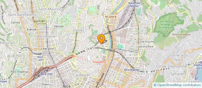 localisation de l'entreprise ASSOCIATION SPORTIVE DES PERSONNELS à NICE