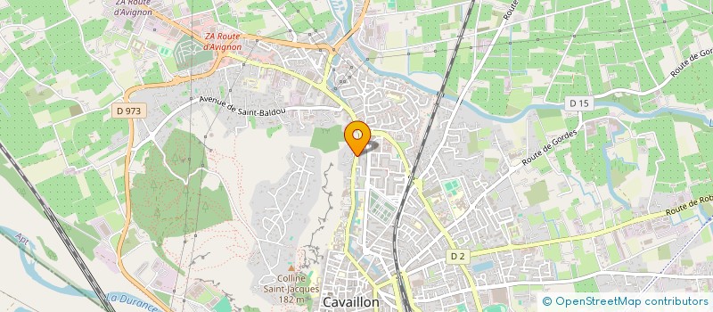 localisation de l'entreprise ASSOCIATION SPORTIVE DES SAPEURS POMPIERS DE CAVAILLON  CAVAILLON