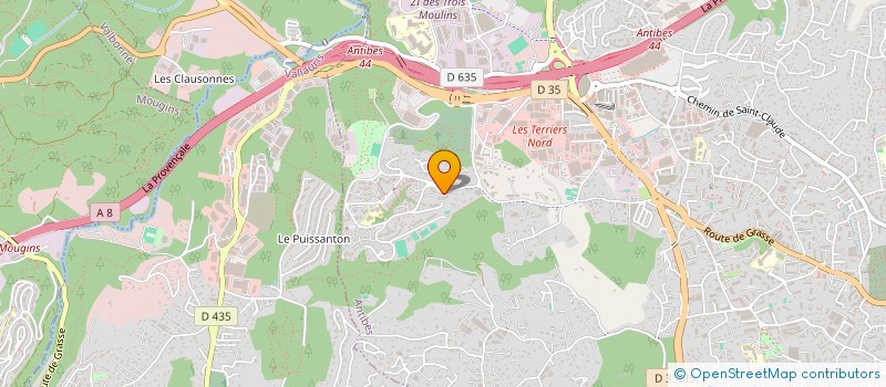 localisation de l'entreprise ASSOCIATION SPORTIVE DES SEMBOULES à ANTIBES
