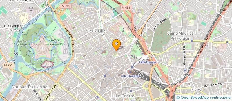 localisation de l'entreprise ASSOCIATION SPORTIVE DES SERVICES ACADEMIQUES DE LILLE à LILLE