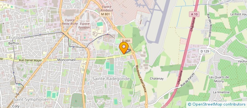 localisation de l'entreprise ASSOCIATION SPORTIVE DES TRANSPORTS URBAINS TOURS ( A.S.T.U. TOURS )  TOURS