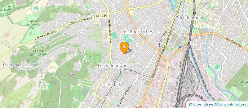 localisation de l'entreprise ASSOCIATION SPORTIVE DIJON SUD  DIJON