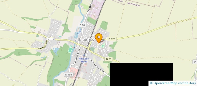 localisation de l'entreprise ASSOCIATION SPORTIVE DU C.E.G D'AILLY SUR NOYE  AILLY-SUR-NOYE