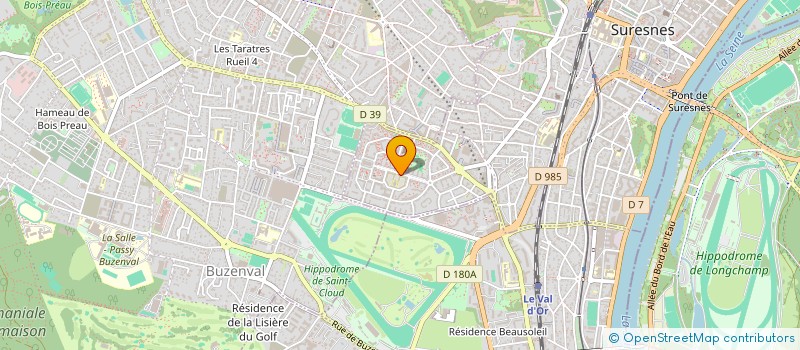 localisation de l'entreprise ASSOCIATION SPORTIVE DU C.E.S. HENRI SELLIER à SURESNES