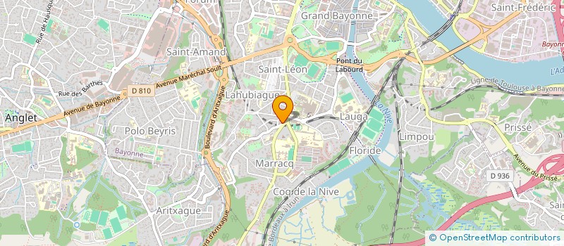 localisation de l'entreprise ASSOCIATION SPORTIVE DU C.E.S MIXTE DE MARRACQ à BAYONNE