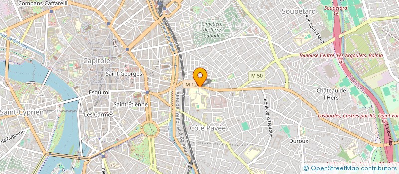 localisation de l'entreprise ASSOCIATION SPORTIVE DU CAOUSOU à TOULOUSE