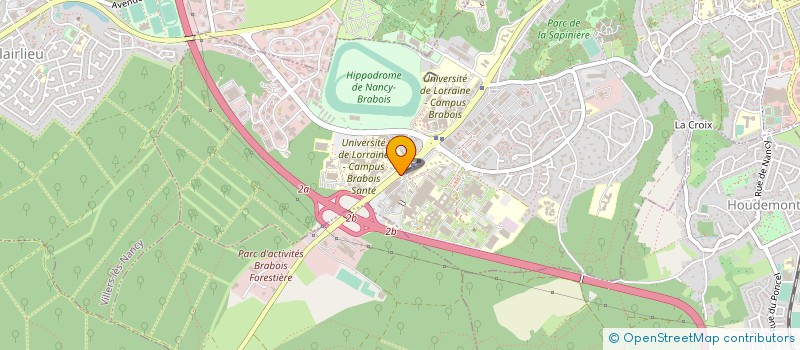 localisation de l'entreprise ASSOCIATION SPORTIVE DU CENTRE ALEXIS VAUTRIN  VANDUVRE-LES-NANCY