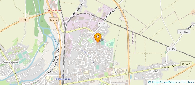localisation de l'entreprise ASSOCIATION SPORTIVE DU CES ANATOLE FRANCE à CHATEAUDUN