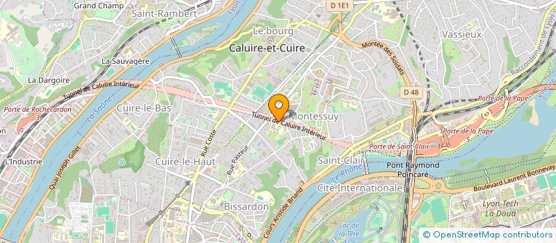 localisation de l'entreprise ASSOCIATION SPORTIVE DU CES CHARLES SENARD DE CALUIRE MONTESSUY à CALUIRE-ET-CUIRE