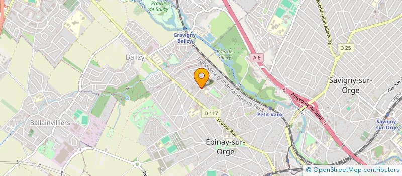 localisation de l'entreprise ASSOCIATION SPORTIVE DU CES D' EPINAY-SUR-ORGE à EPINAY-SUR-ORGE