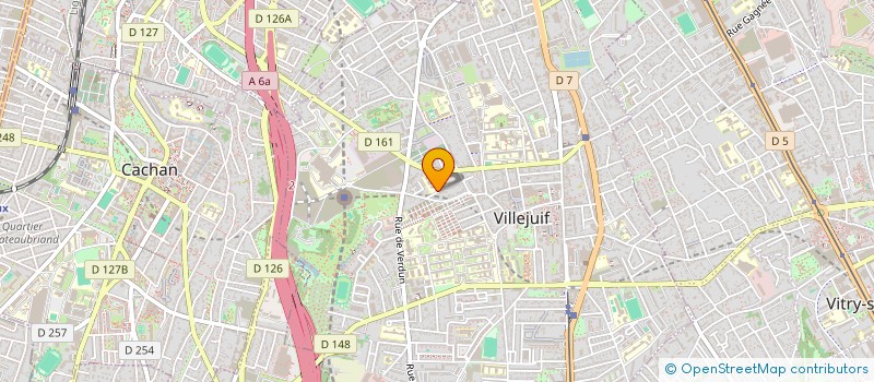 localisation de l'entreprise ASSOCIATION SPORTIVE DU CES GUY MOQUET DE VILLEJUIF à VILLEJUIF