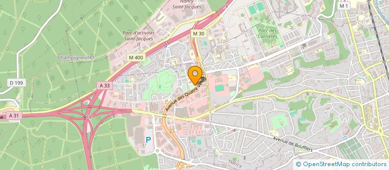 localisation de l'entreprise ASSOCIATION SPORTIVE DU CES LA FONTAINE  LAXOU