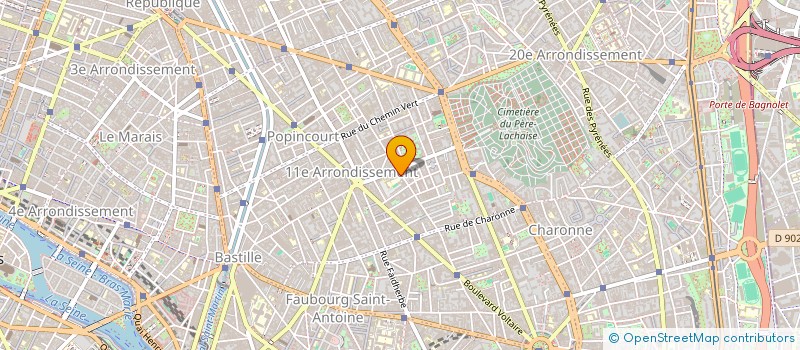 localisation de l'entreprise ASSOCIATION SPORTIVE DU COLLEGE ALAIN FOURNIER  PARIS