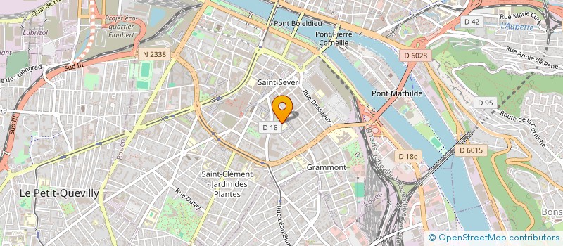 localisation de l'entreprise ASSOCIATION SPORTIVE DU COLLEGE CAMILLE CLAUDEL à ROUEN