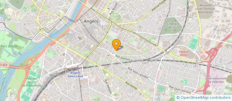 localisation de l'entreprise ASSOCIATION SPORTIVE DU COLLEGE CHEVREUL ANGERS à ANGERS