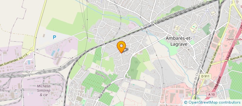 localisation de l'entreprise ASSOCIATION SPORTIVE DU COLLEGE CLAUDE MASSE D'AMBARES à AMBARES-ET-LAGRAVE