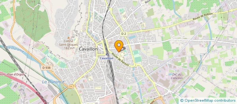 localisation de l'entreprise ASSOCIATION SPORTIVE DU COLLEGE CLOVIS HUGUES  CAVAILLON