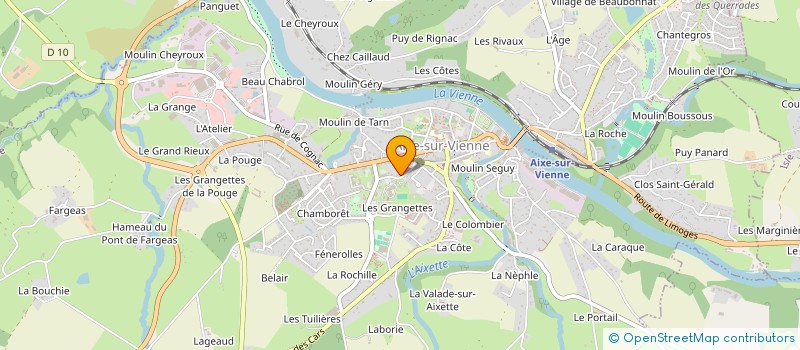localisation de l'entreprise ASSOCIATION SPORTIVE DU COLLEGE D'AIXE SUR VIENNE à AIXE-SUR-VIENNE