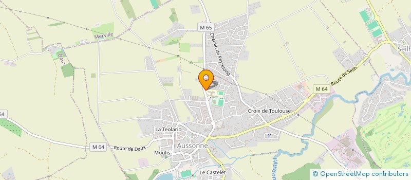 localisation de l'entreprise ASSOCIATION SPORTIVE DU COLLEGE D AUSSONNE à AUSSONNE