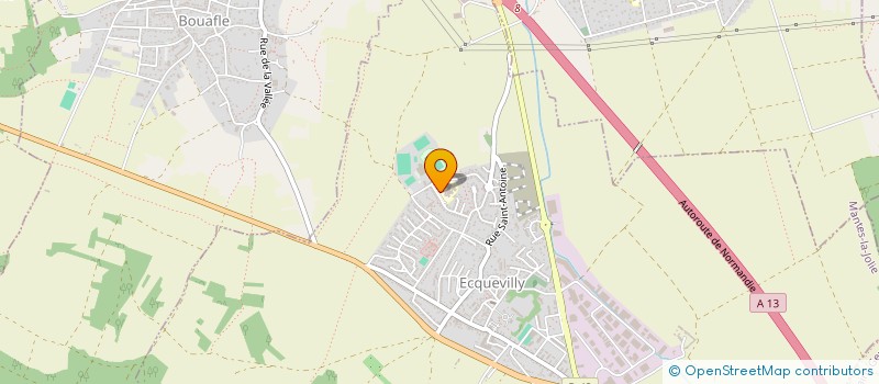 localisation de l'entreprise ASSOCIATION SPORTIVE DU COLLEGE D'ECQUEVILLY  ECQUEVILLY