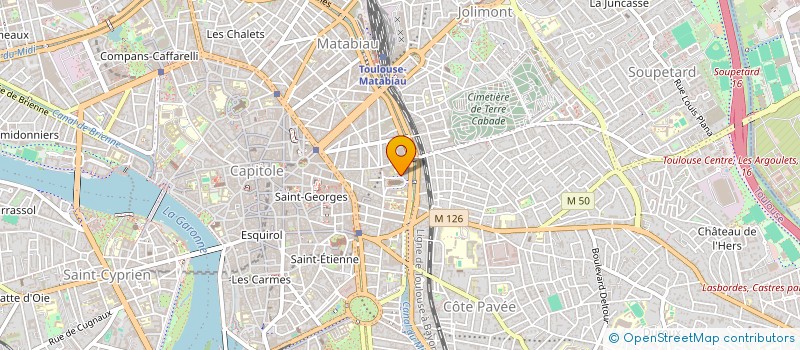localisation de l'entreprise ASSOCIATION SPORTIVE DU COLLEGE D'ENSEIGNEMENT SECONDAIRE MICHELET à TOULOUSE